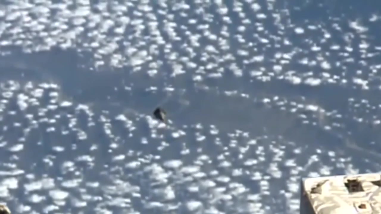 2020.2.21国际空间站拍摄到不明飞行物(UFO)